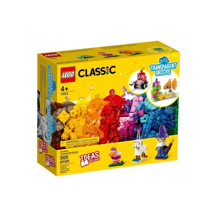 LEGO 11013 Classic Kreatywne przezroczyste klocki
