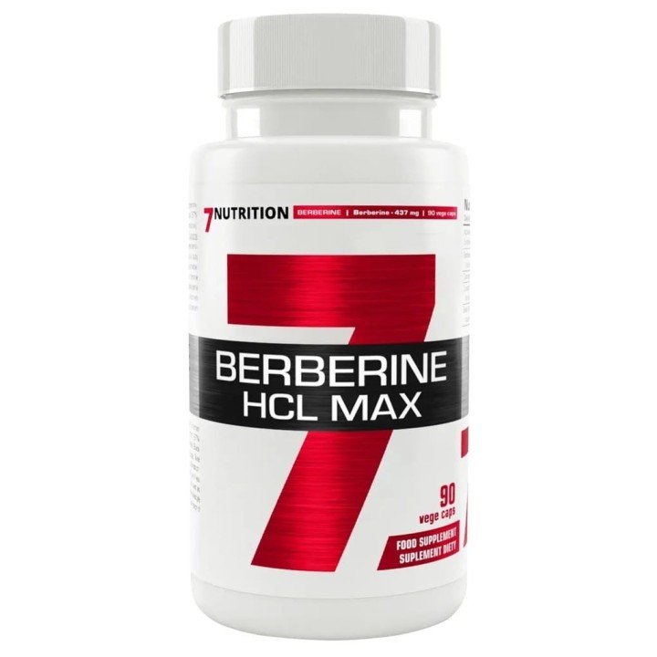 7NUTRITION BERBERINE HCL MAX BERBERYNA 90 CAPS.