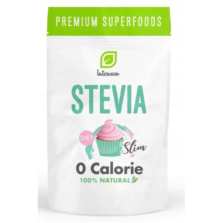 INTENSON STEVIA W KRYSZTAŁKACH 250G SŁODZIK O KCAL