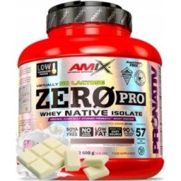 AMIX ZERO PRO NATIVE 2kg Biała czekolad 90% Izolat