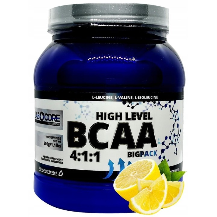 Labocore Nutrition BCAA HIGH LEVEL 500g AMINOKWASY