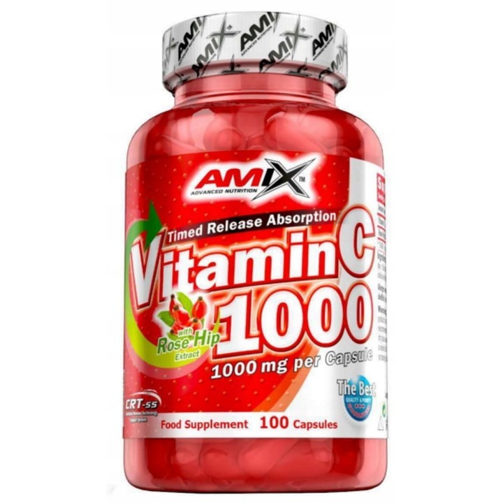 Amix VitaminC 1000 Naturalna Witamina C Dzika Róża
