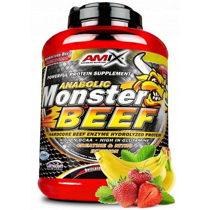 Amix Monster Beef Protein 1000g Białko Wołowe