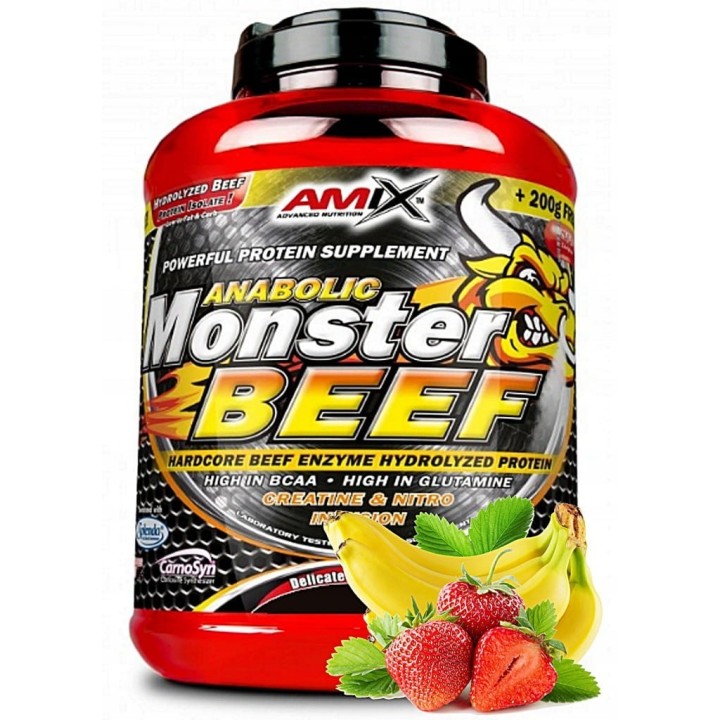 Amix Monster Beef Protein 2200g Białko Wołowe