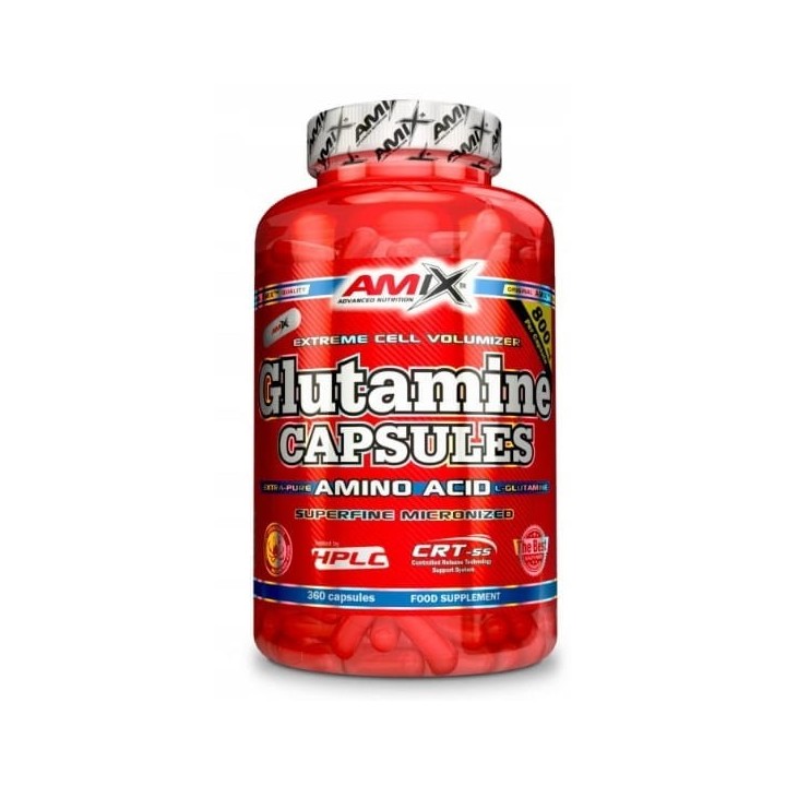 AMIX GLUTAMINE CAPSULES KAPSUŁKI AMINOKWASY AMINO