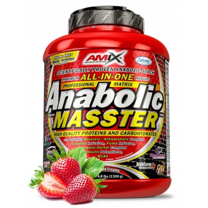Amix Anabolic Masster 2200g Masówka Gainer Bulk