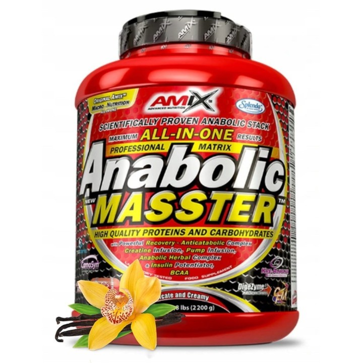 Amix Anabolic Masster 2200g Masówka Gainer Bulk