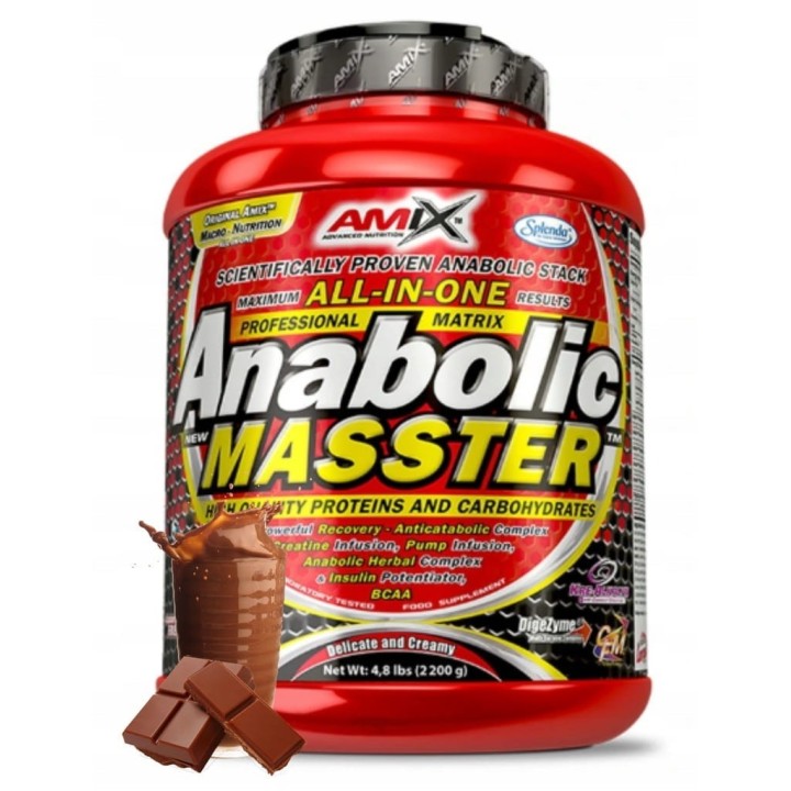 Amix Anabolic Masster 2200g Masówka Gainer Bulk