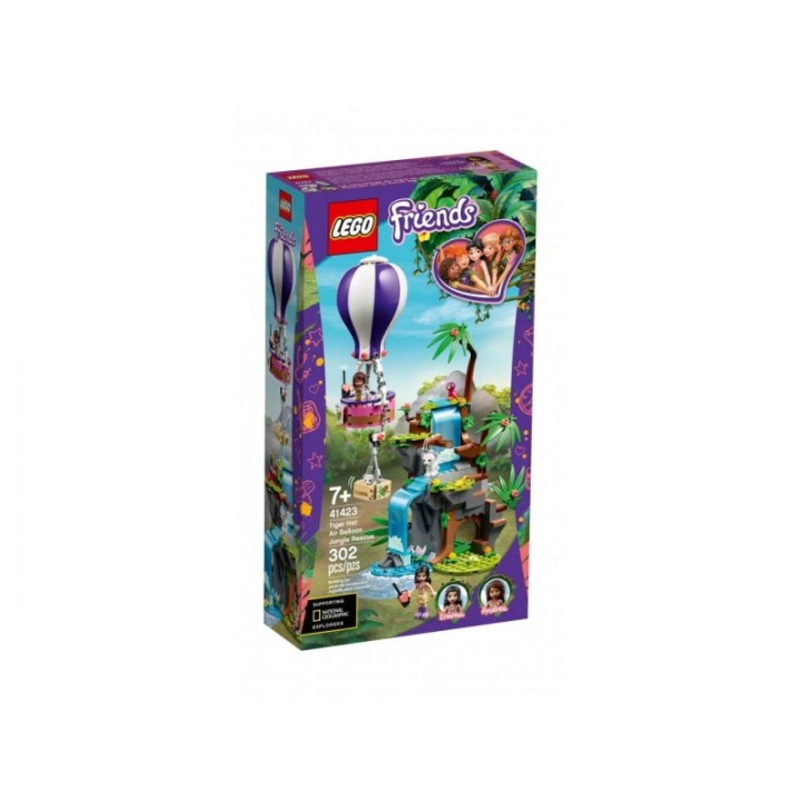 LEGO 41423 Friends Balonem na ratunek tygrysowi