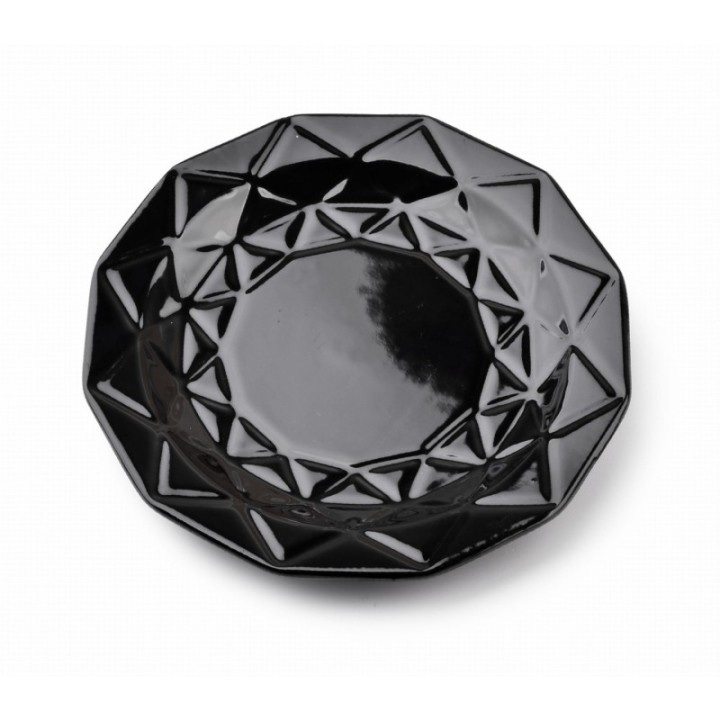 ADEL BLACK Talerz deserowy 19,5cm