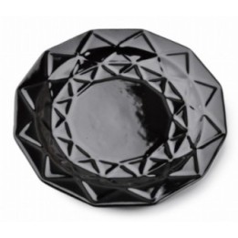 ADEL BLACK Talerz obiadowy 24cm
