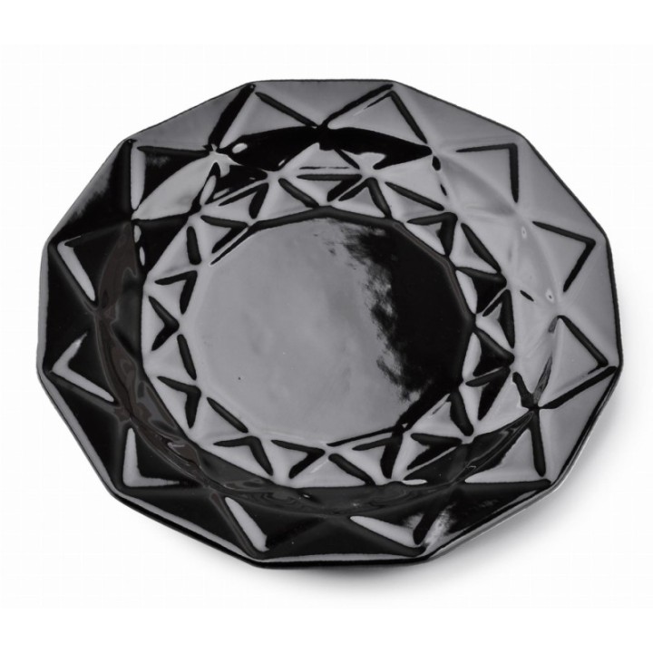 ADEL BLACK Talerz obiadowy 24cm