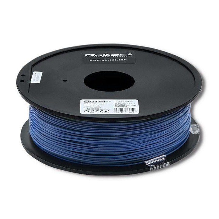 Filament Qoltec do druku 3D | ABS PRO | 1,75mm | 1kg | Blue