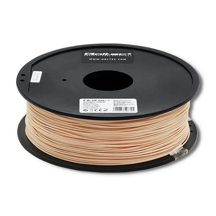 Filament Qoltec do druku 3D | ABS PRO | 1,75mm | 1kg | Skin