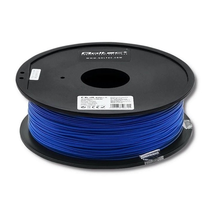 Filament Qoltec do druku 3D | PLA PRO | 1,75mm | 1kg | Blue
