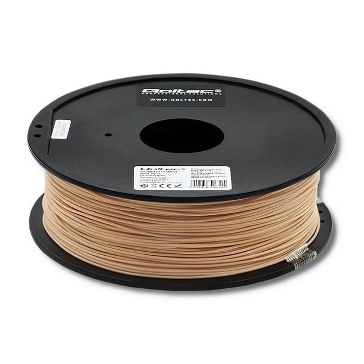 Filament Qoltec do druku 3D | PLA PRO | 1,75mm | 1kg | Skin