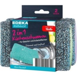 Edeka Gąbka Kuchenna 2w1 2 szt.