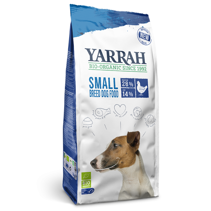 (DLA PSA MAŁEJ RASY) KARMA Z KURCZAKIEM BIO 2 kg - YARRAH