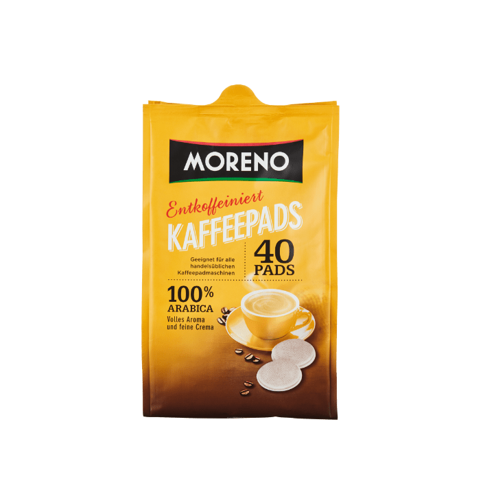 Moreno Bezkofeinowa Kawa w Padach 40 szt.
