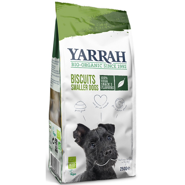 (DLA PSA MAŁEJ RASY) CIASTKA ZBOŻOWE BIO 250 g - YARRAH