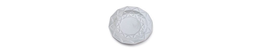 ADEL GREY Talerz deserowy 19,5cm