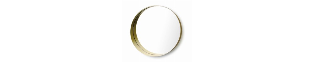 ALEXIA GOLD Lustro 50x50x8cm