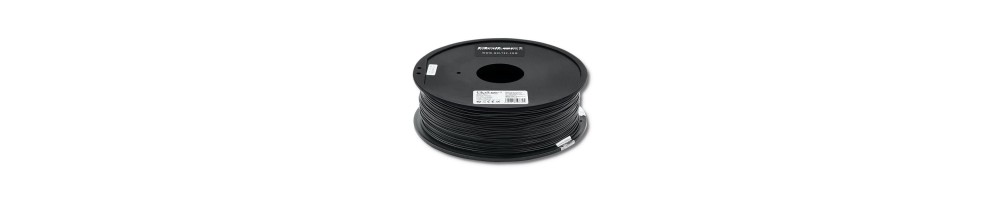 Filament Qoltec do druku 3D | ABS PRO | 1,75mm | 1kg | Black