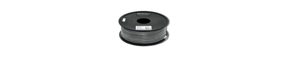 Filament Qoltec do druku 3D | ABS PRO | 1,75mm | 1kg | Silver