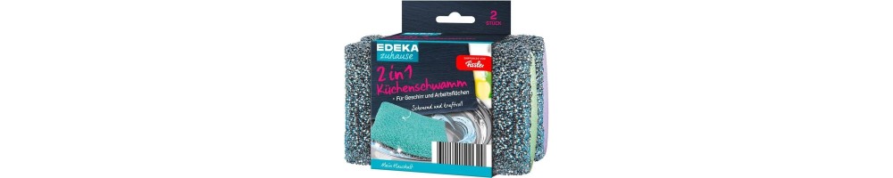 Edeka Gąbka Kuchenna 2w1 2 szt.
