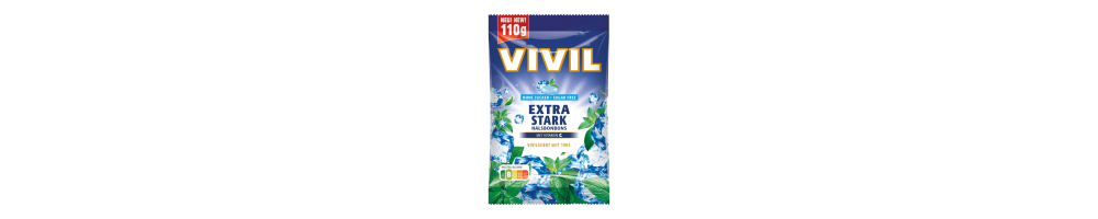 Vivil Extra Stark Cukierki bez Cukru 110 g