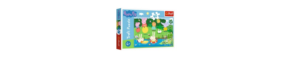 Puzzle 60 el. Wakacyjna zabawa. Peppa Pig Trefl